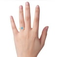 thumbnail image 4 of Crown Setting Blue Topaz Engagement Ring In 14k Yellow Gold, 4 of 6