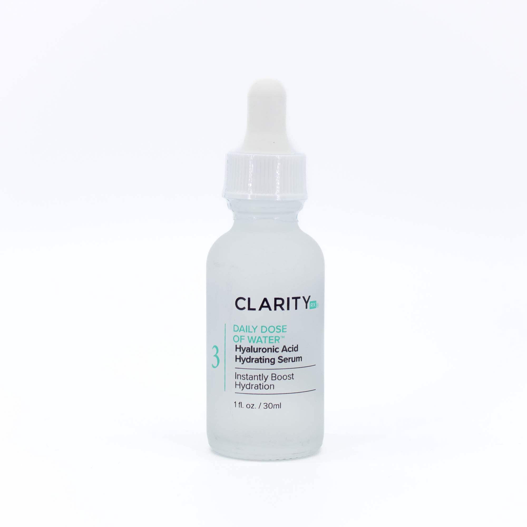 ClarityRx Daily Dose of Water, Hyaluronic Acid Hydrating Serum , 1 fl oz (30 ml)