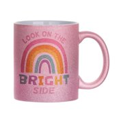 Craft Express Sublimation Printing Ceramic Mug - 11 oz, Gold Ombre Glitter, Pkg of 6