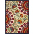 thumbnail image 1 of homeroots outdoor 384997 4’ x 6' Red and Multicolor Indoor Outdoor Area Rug, 1 of 1