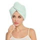 thumbnail image 3 of Paquete de 3 toallas suaves para el pelo de ducha para mujer, turbante para el pelo, gorro de secado, regalo para mujer, 3 of 5