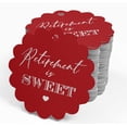 thumbnail image 4 of Inkdotpot Pack Of 100 Real Silver Foil Paper Tags Retirement Is Sweet Text Favor Hang Tags, 4 of 6