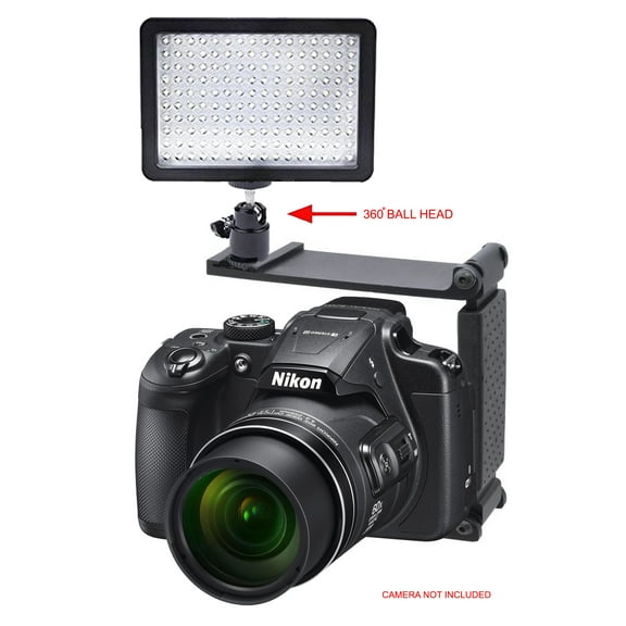 Fujifilm Finepix S8200 Professional Long Life Multi-LED Dimmable Video Light w/ Bracket