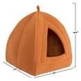 thumbnail image 5 of PETMAKER  Cozy Kitty Tent Igloo Plush Cat Bed, 5 of 11