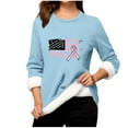 thumbnail image 5 of Karight Breast Cancer Sweatshirts for Women Lightweight Long Sleeve Pink Ribbon Shirts Causal Dressy Supporter Survivor Tops, 5 of 7