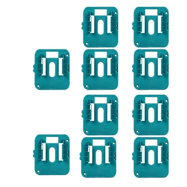 10 soportes de batería de empalme para baterías de 18 V, compatibles con BL1860, BL1850 y BL1840BL.