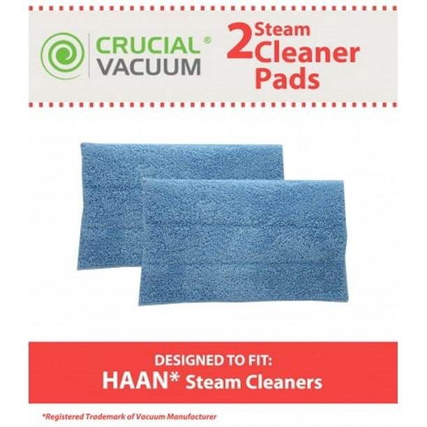 2 Blue Steam Mop Pads Fits HAAN®, Part RMF2, RMF4
