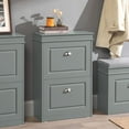 thumbnail image 2 of SoBuy FSR78-HG,2 Drawers Shoe Cabinet Shoe Rack Storage Cupboard Organizer Unit,Grey, 2 of 6