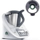 thumbnail image 2 of TM5 TM6 Thermomix Food Grade Mixing Bowl Base - Dishwasher Safe Mixer Mounting Cup with Safety Lock and PP Container Ring, 2 of 4