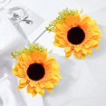 thumbnail image 6 of 2pcs Sunflower Wrist Corsage Wedding Wrist Corsage Yellow Hand Flowers Artificial Flowers Accessories for Bride Bridesmaid Festival Engagement Wedding Party Prom Suit Decorations, 6 of 9