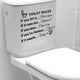thumbnail image 5 of DIY Imágenes divertidas removibles Baño de hombre y mujer Letrero de WC para baño, Accesorios para puertas Etiqueta de la pared Decoración del hogar para niños Sala de estar Decoración del hogar, 5 of 6
