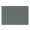 thumbnail image 1 of Art Deco Cutting Board, Crooked Lines Art Deco Template of Continuous Pattern on Wire Netting, Decorative Tempered Glass Cutting and Serving Board, in 3 Sizes, by Ambesonne, 1 of 2