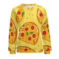 thumbnail image 7 of Fun Pizza Mom Sweatshirt For Women Long Sleeve Pullover, 7 of 7