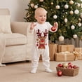 thumbnail image 5 of Nibbcoa Family Christmas Pajamas Matching Set Long Sleeve Crew Neck Tops and Pants, 5 of 8