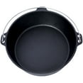 thumbnail image 4 of Pre-Seasoned Cast Iron Dutch Oven With Skillet Lid 6 Quart Heavy Duty Outdoor Cooking Pot For Camping Fireplace BBQ And Baking Includes Durable Iron Pot Rack, 4 of 13