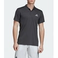 thumbnail image 3 of Adidas Men's Club Rib Golf Polo Shirt Gray Size XX-Large, 3 of 7