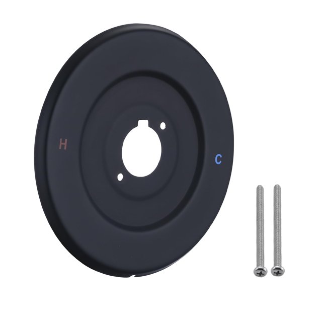Placa embellecedora RAINREVIVE Moen Gibson negro mate 18 cm
