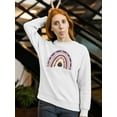 thumbnail image 2 of Halloween Rainbow W Cauldron Sweatshirt Women -Image by Shutterstock, Female XX-Large, 2 of 4