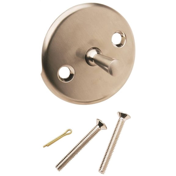 Plumb Pak PP826-1BN Tub Face Plate, Brushed Nickel, For: Bath Drains