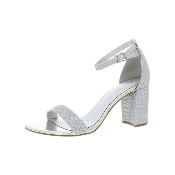 Bandolino Womens Armory Metallic Open Toe Dress Sandals