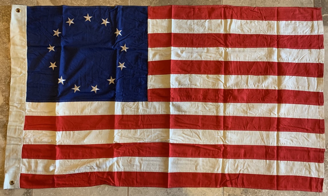Betsy Ross Flag Cotton 3x5 ft.