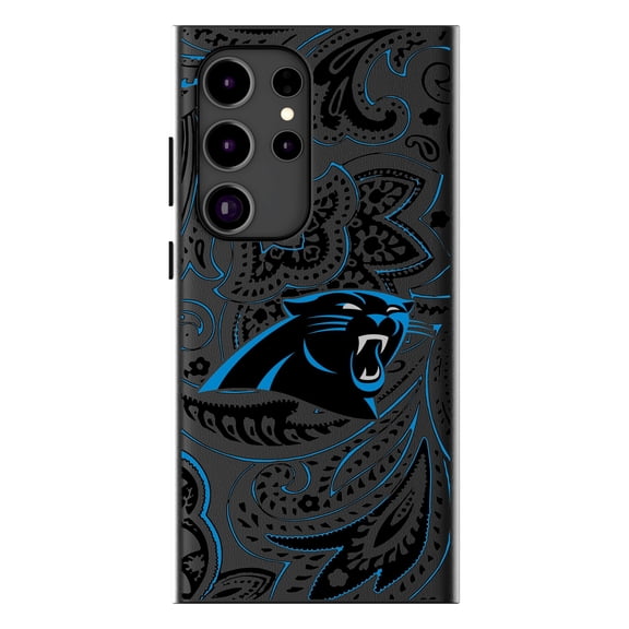 Keyscaper Carolina Panthers Paisley Galaxy Magnetic Bump Case
