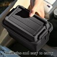 thumbnail image 6 of Btomtd Mini Outdoor Storage Box Desktop Storage Container for Camping BBQ Tools Condiments Bottle, Black, 6 of 6