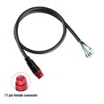 thumbnail image 3 of Wheel Hub Motor Cable, 70cm Wheel Hub Motor Extension Cable Waterproofing Sturdy  for Electric Bike, 3 of 7