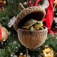 thumbnail image 6 of Forest Animal Acorn Ornaments_cozy Forest Christmas Ornaments(2D), Christmas Acrylic Ornaments 2D Animal Shapes Holiday Decorations, 6 of 7