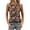 Brown, variant on ZQUUVOU Tank Top For Women Casual Printed Round Neck Tops (Beige,S)