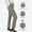 Gray, variant on RYDCOT Women's Straight Wide Leg Dress Pants Stretchy Work Pants Business Casual Slacks with Pockets S-2XL Navy