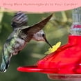 thumbnail image 3 of Unique Bargains Hummingbird Feeder Parts Durable Hummingbird Feeder Replacement Flowers Easy Installation Yellow 16 Pcs, 3 of 7