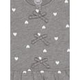 thumbnail image 3 of Wonder Nation Girls Short Sleeve Bow Front Top, Sizes 4-18 & Plus, 3 of 4
