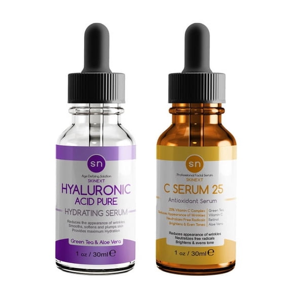 Skinext Hydrating Serum and Skinext Healing Antioxidant Serum Combo Pack