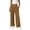 Coffee, variant on Generic Girls Sweatpants Kids Drawstring Hem Oversized Pants Teen Girls Wide Leg Baggy Pants Pockets Classic Elastic Waist Trousers