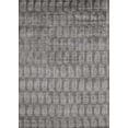 thumbnail image 1 of Ahgly Company Indoor Rectangle Mid-Century Modern Carbon Gray Oriental Area Rugs, 8' x 10', 1 of 6