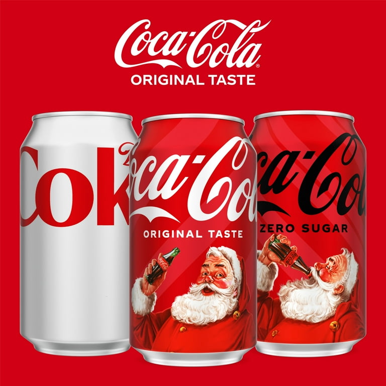 Coca-Cola Classic Coke Soft Drink, 12 fl oz Cans, 12 Pack Fridge