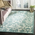 thumbnail image 2 of SAFAVIEH Modern Art Marielle Floral Polyester Area Rug, Ivory/Light Blue, 5' x 8', 2 of 8