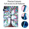 thumbnail image 5 of iPad Pro 11 Case 2020 2nd Generation, Allytech PU Leather TPU Inner Smart Cover Auto Sleep Wake Folio Flip Kickstand Full Protection Case for Apple iPad Pro 11 2nd Gen, Lucky Tree, 5 of 7