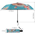 thumbnail image 3 of Compact Sun Umbrella Windproof Travel Umbrellas for Rain Strong Portable UV Protection Hello Summer Fish, 3 of 8
