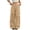 Khaki, variant on BXJX Womens Sweatpants, Drawstring Bow Ribbon Elastic Waist Adjustable Ankle Daily Pants with Pockets Gray Size S-2XL