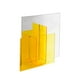 thumbnail image 1 of Florero acrílico, florero decorativo novedoso con forma de capullo de flor, ideal para plantar flores acuáticas. Amarillo 243x46x200mm, 1 of 8