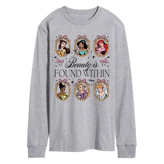 Disney Princess - Princesses Coquette - Men's Long Sleeve Graphic T-Shirt