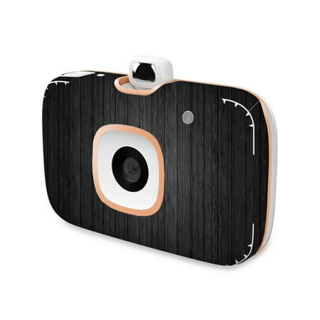 Cheap Durable Wood Skin For HP Sprocket 2-in-1 Photo Printer - Black Wood | MightySkins Protective, Durable, and Unique Vinyl Decal wrap cover | Easy To Apply, Remove, and Change Styles ()
