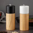 thumbnail image 1 of TidBay 6 Inch Spice Grinder Manual Rotor Adjustable Coarseness Wood Ceramic Natural Pepper Salt Grinder for Kitchen, 1 of 8