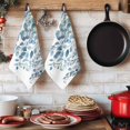 thumbnail image 3 of Blue Eucalyptus Leaves Microfiber Kitchen Towel, Watercolor Botanical Weeping Soft Absorbent Dish Towels, Quick Drying Washable Dishcloths for Kitchen Cleaning, Drying Dishes, 18x28 Inches, 3 of 9