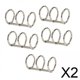 thumbnail image 2 of Carpetas Metálicas De 3 Anillas (2x5x) Para Encuadernar Agendas De Viaje DIY Con Lomos Y Peines, Color Plata, 20 Mm. Como describir, 2 of 8