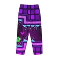 thumbnail image 3 of Lsque Geometry Dash Print Women's Pajama Pants, Lounge Pant - Comfortable Home Wear,Elastic Waistband, Stylish Design-X-Large, 3 of 9