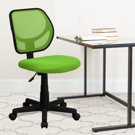 Flash Furniture Low Back Green Mesh Swivel Task Office Chair