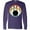 Purple, variant on Inktastic Bowling Pins Ball Bowler Retro Sunset Long Sleeve T-Shirt